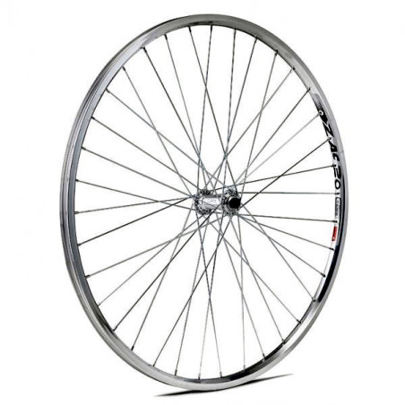 RUEDA HIBRIDA DELANTERA ALUMINIO PLATA