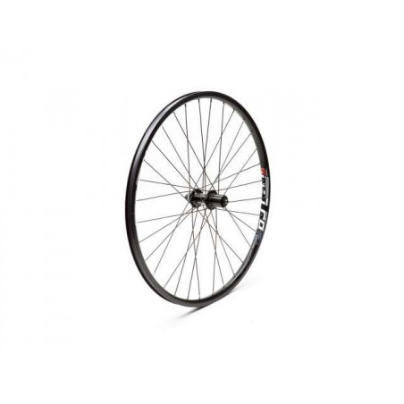 RUEDA HIBRIDA TRASERA NEGRA RADIOS NEGROS BUJE GURPIL DE 8 A 11 VELOCIDADES