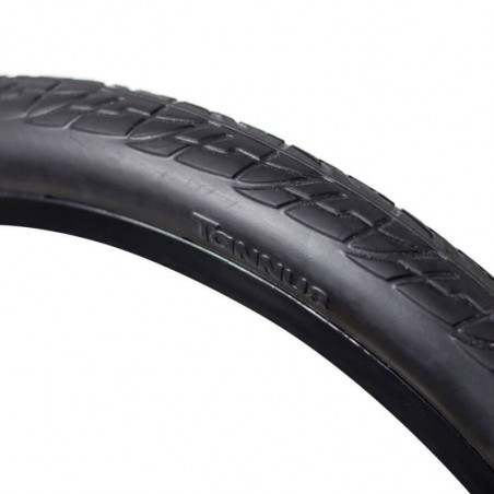 CUBIERTA 24 X 1,50 MACIZA SHIELD TANNUS COLOR NEGRO