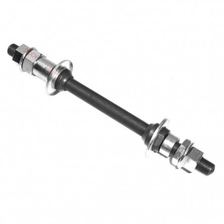 EJE MACIZO TRASERO MTB CON CONOS LARGO 178 MM