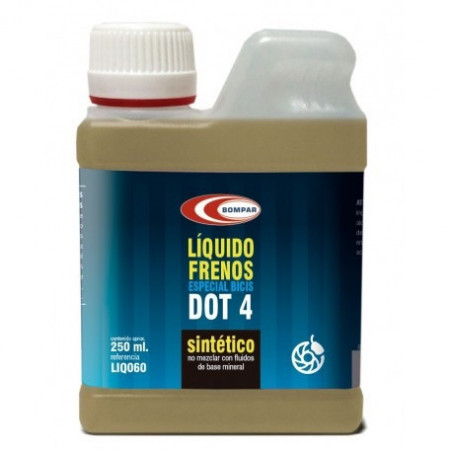 LÍQUIDO FRENO SINTETICO DOT 4 BICI 250ML