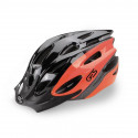 CASCO ROCKET T-M, NARANJA/NEGRO