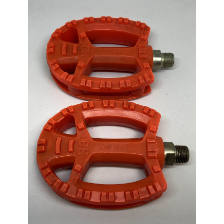 PEDALES BH CALIFORNIA ORIGINALES COLOR ROJO ROSCA 9/16