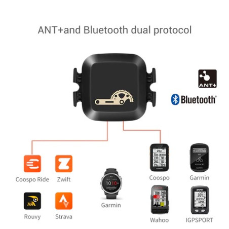 SENSOR DE VELOCIDAD/CADENCIA DOBLE MODULO BLUETOOTH 4.0 ANT+