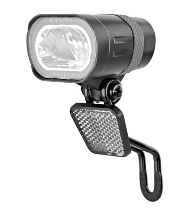 FARO DELANTERO SPANNINGA AXENDO 40 XE LUZ DELANTERA PARA E-BIKES, PLATEADO 6-36 V