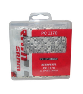 CADENA SRAM  CARRETERA (FORCE) 1170 HOLLOWPIN 120 ESLABONES POWERLOCK 11 VELOCIDADES