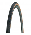 CUBIERTA 700x25 MICHELIN DYNAMIC CLASSIC  ACCES LINE RIGIDA NEGRO/MARRON