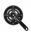 BIELAS SHIMANO TY501 6/7/8 VELOCIDADES 170MM 46X30 NEGRO CON CUBREPLATOS