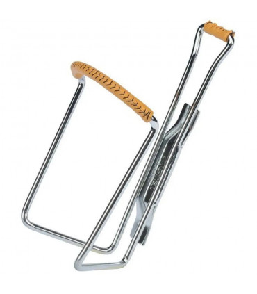 PORTABIDÓN VINTAGE ALUMINIO Y CUERO