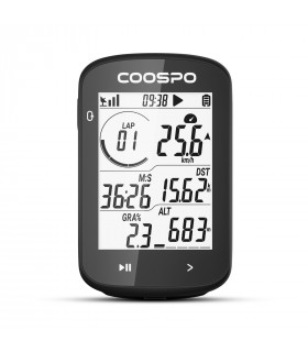 COOSPO CS300 – CICLOCOMPUTADOR GPS CONEXIÓN CON ANT+ / BLUETOOTH 5.0
