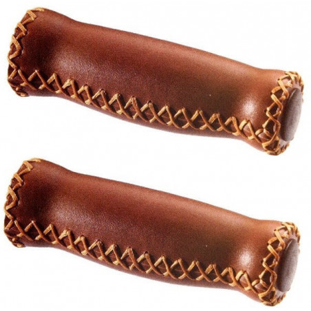 PAR PUÑOS CUERO-Marron