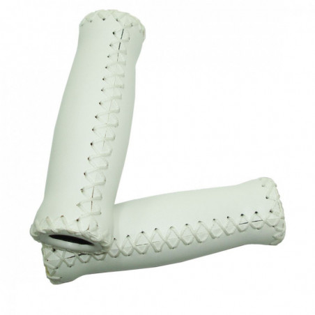 PAR PUÑOS CUERO-Blanco