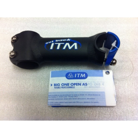 POTENCIA ITALMANUBRI OUT BACK AHEAD NEG/AZUL (HORQUILLA 1-1/8 MANILLAR 25,4) LARGO 110