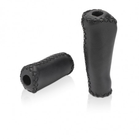 PAR PUÑOS CUERO ERGONÓMICOS CIUDAD NEGRO