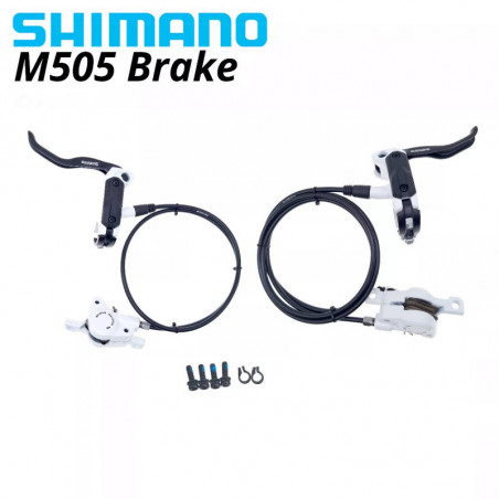 FRENO DISCO DELANTERO SHIMANO M505 BLSNCO LATIGUILLO 800 MM