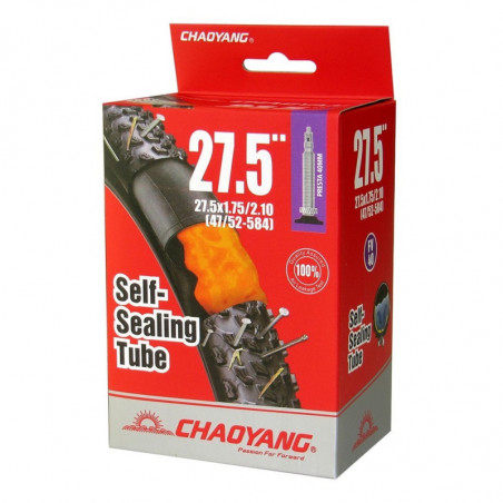 CAMARA 27,5 X 1,75 / 2,10 ANTIPINCHAZOS CHAOYANG VALVULA FINA