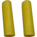 PAR PUÑOS GOMA LONGITUD 9,5 CM TIPO CLÁSICA COLOR AMARILLO