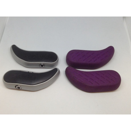 ACOPLES MANILLAR ZOOM CON FUNDA DE GOMA COLOR LILA