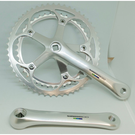 JEGO PLATOS Y BIELAS SHIMANO 600 170 MM PLATOS 42/53 PARA EJE DE CUADRADILLO