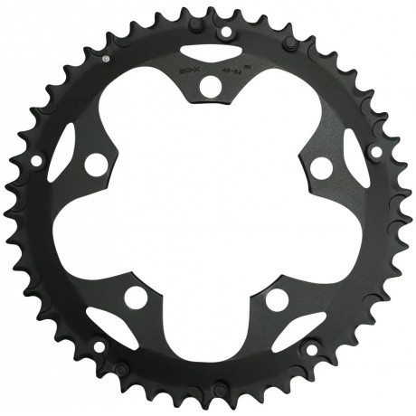 PLATO 46D SHIMANO SORA FC-RS200 110MM BCD NEGRO 5 BRAZOS 2 X 8 VELOCIDADES