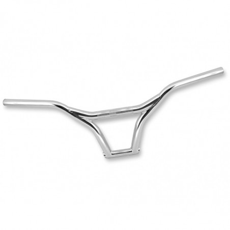 MANILLAR BMX FREE STYLE ACERO PLATA