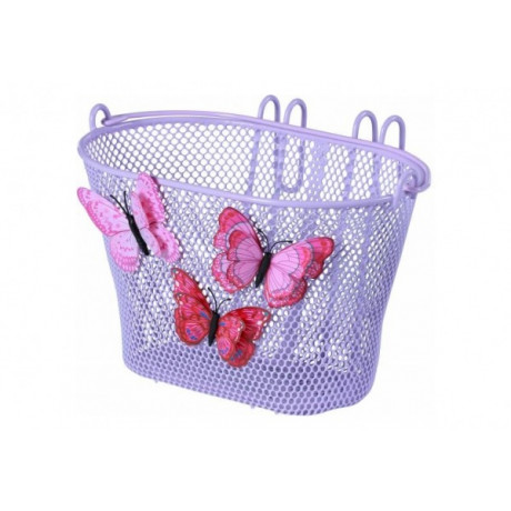 CESTA MANILLAR NIÑO METÁLICA JASMIN 10 LITROS LILA (28X20X19 CM)