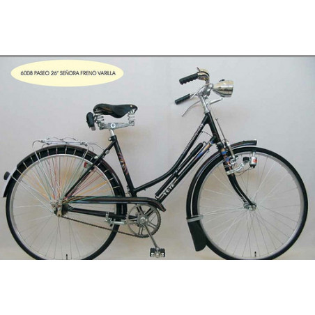 BICICLETA PASEO ACERO FRENOS DE VARILLA