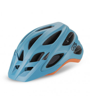 CASCO IN MOULD TRAIL AZUL NARANJA T-L